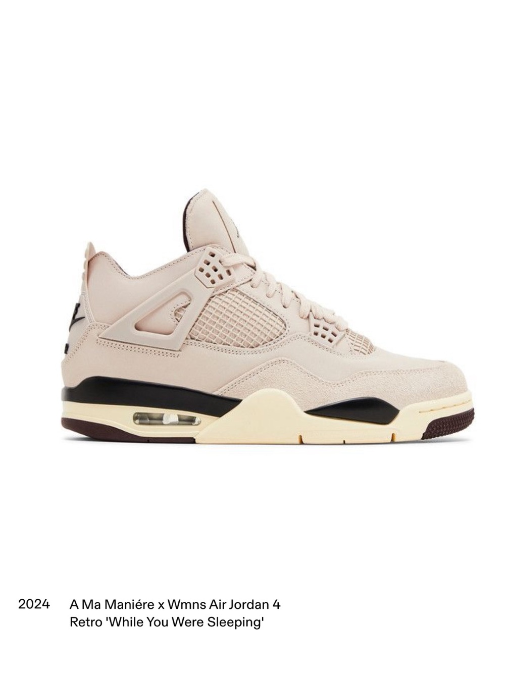 A Ma Maniere x Women Air Jordan 4 Retro While You Were Sleeping